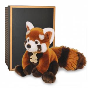 Histoire d'ours - HO2217 - Les authentiques - panda rouge - taille 20 cm - boîte cadeau (176357)