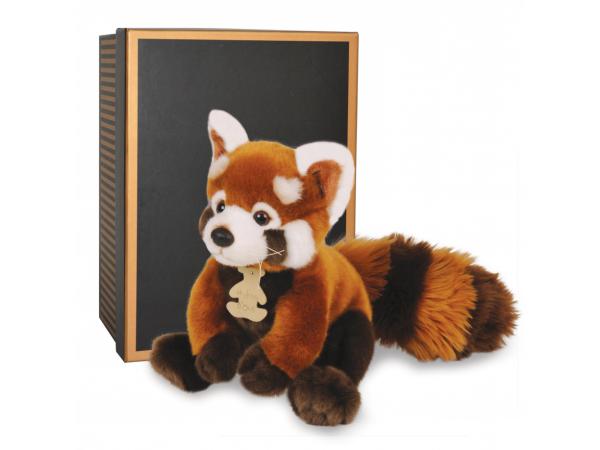 Les authentiques - panda rouge - taille 20 cm - boîte cadeau