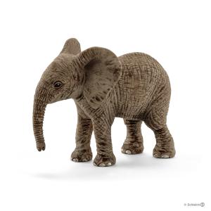 Schleich - 14763 - Figurine Éléphanteau d'Afrique - Dimension : 6,8 cm x 3,5 cm x 5,5 cm (303408)