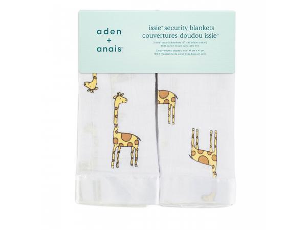 Couvertures-doudous issie declan girafe