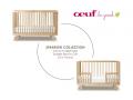Kit de conversion pour lit bébé Sparrow blanc - Oeuf NYC  - 4SPCK01-EU