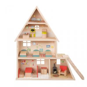 Moulin Roty - 632420 - Maison de poupée avec mobilier La Grande Famille (367122)