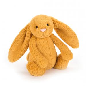 Peluche Bashful Saffron Bunny Medium - L: 9 cm x l : 12 cm x H: 31 cm - Jellycat - BAS3SF