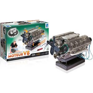 Megableu editions - HM10MB - Motor lab - Moteur V8 - Dés 10 ans (371760)