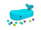 Baignoire gonflable baleine avec balles de jeu