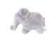 Doudou éléphant Oscar gris clair