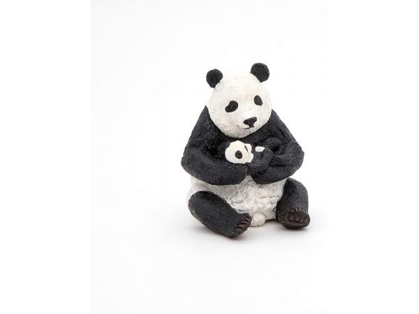 Panda assis et son bébé - dim. 6 cm x 7 cm x 8 cm