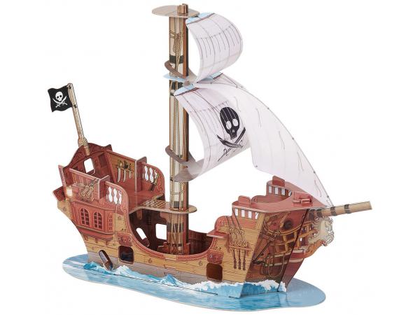 Le bateau pirate - dim. 55,6 cm x 47,2 cm x 21,8 cm