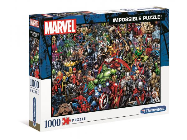 Puzzle impossible puzzle 1000 pièces - marvel