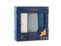 Boîte de 3 lange Baby Love 70x70 cm pack blue - Nobodinoz - BOXBABYLOVE-014