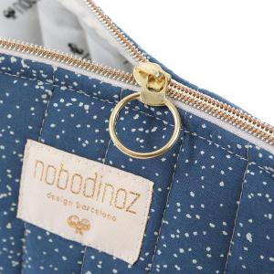 Nobodinoz - N105444 - Trousse de toilette Holiday 14x23 cm gold bubble - night blue (387568)