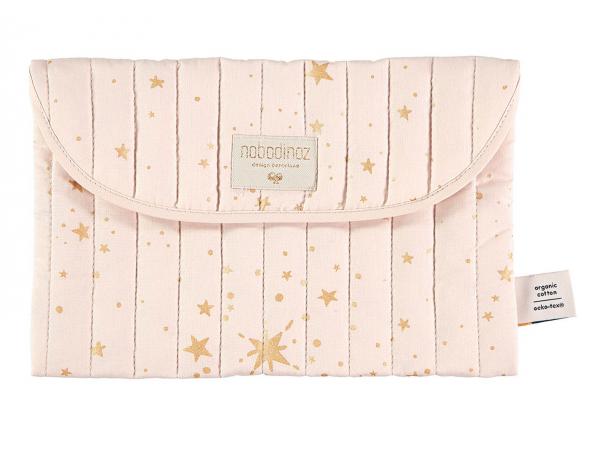 Pochette bagatelle 19x27 cm gold stella - dream pink
