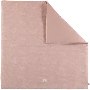 Nobodinoz - N103105 - Tapis de jeu Colorado 100x100 cm white bubble - misty pink (388290)