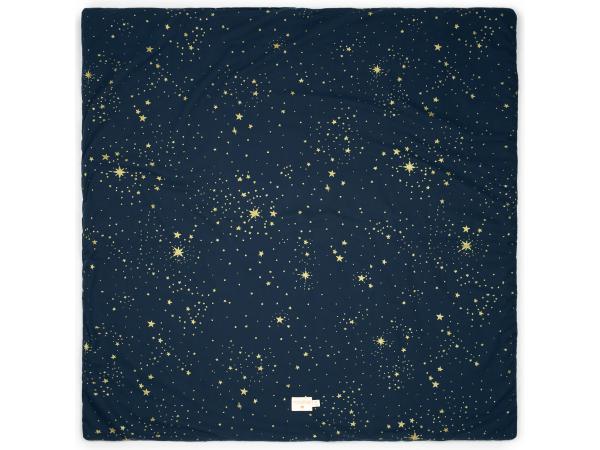 Tapis de jeu colorado 100x100 cm gold stella - night blue