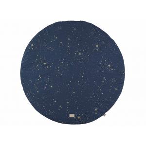 Tapis de jeu Full Moon 105x105 cm gold stella - night blue - Nobodinoz - FULLMOONSMALL-014