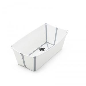Baignoire pliante Flexi Bath® blanche avec bouchon de vidange réactif à la chaleur (White) - Stokke - 531901
