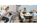 Chaise Tripp Trapp Blanc avec Baby Set et tablette - Stokke - BU130