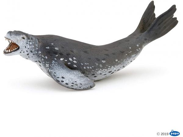 Léopard de mer - dim. 4,1 cm x 11,7 cm x 4 cm