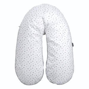 Coussin de maternité polyester coton blanc/étoiles - Candide - 204535