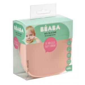 Beaba - 913440 - Bol silicone ventouse pink (399474)