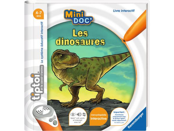 Jeux éducatifs tiptoi - mini doc' - les dinosaures