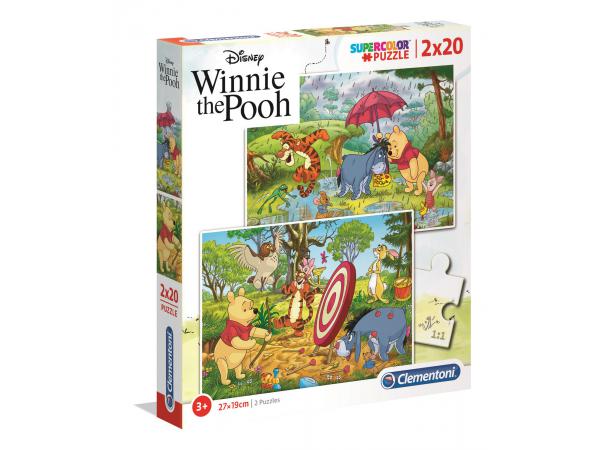 Puzzle 2x20 pièces - winnie the pooh
