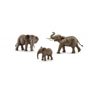 Schleich - bu052 - Figurines Animaux sauvages Éléphanteaux d'Afrique (411984)