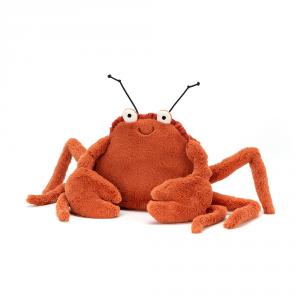 Peluche Crispin Crab Small - L: 7 cm x l : 12 cm x H: 11 cm - Jellycat - CC6C