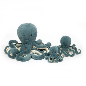 Peluche Storm Octopus Baby - L: 7 cm x l : 7 cm x H: 14 cm - Jellycat - STB4OC