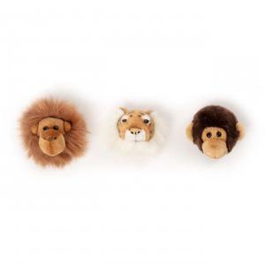 Coffret jungle petites têtes orang-outan, tigre, singe - Wild and Soft - WS5102