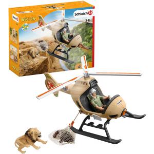 Schleich - 42476 - Hélicoptère pour sauvetage d’animaux (420040)