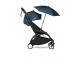 Poussette YOYO² 6+ ombrelle Bleu Air France - cadre noir - Babyzen