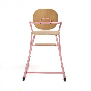 Chaise haute TIBU enfant - Structure Rose - Charlie crane - TIBUTODPINK