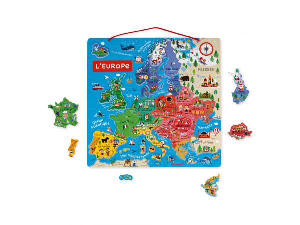 Carte d'europe magnetique
