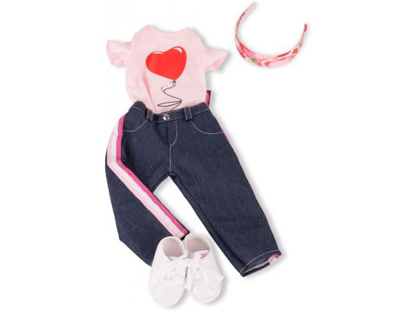 Ensemble jeans in style pour poupées de 45-50cm