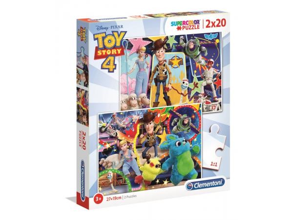Puzzle 2x20 pièces - toy story 4