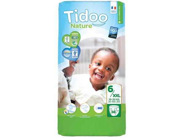 Tidoo 38 couches taille 6 xxl (16-30kg)