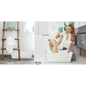 Flexi bath baignoire avec son support - Blanc-aqua - Stokke - BU217
