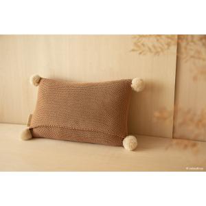 Nobodinoz - N114859 - Coussin tricotée BISCUIT (432818)