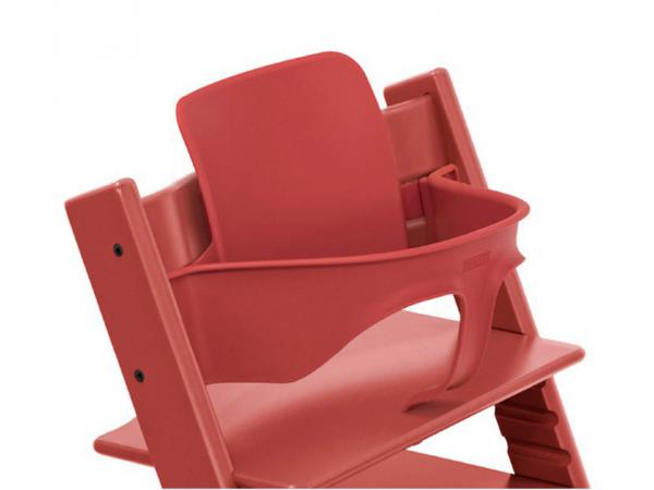 Baby set rouge chaud pour chaise tripp trapp (warm red)