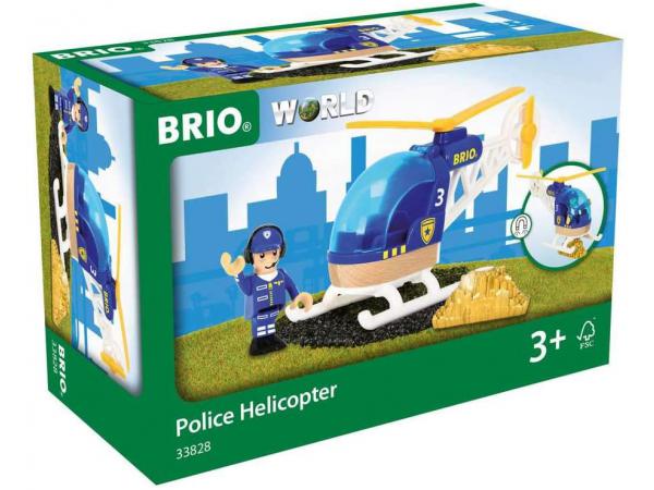 Hélicoptère de police - thème pompier police - age 3 ans +