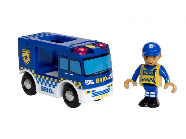 Camion de police son et lumière - thème pompier police - age 3 ans +