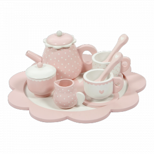 Little-dutch - LD4381 - Service à thé en bois - pink (434502)