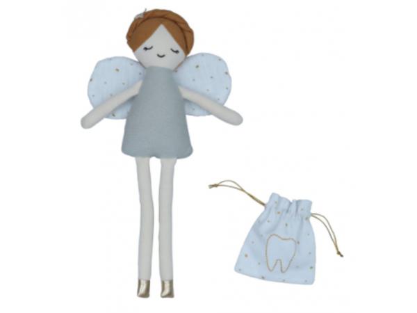 Doll - tooth fairy w. pouch
