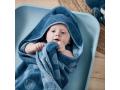 Cape de bain en coton BIO, Bleu Pastel - Leander - 510804-64