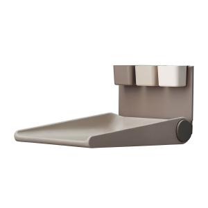 Leander - 550010-77 - Table à langer murale WALLY, Cappuccino (452238)