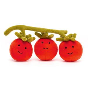 Jellycat - VV6T - Peluche Vivacious Vegetable Tomato - l : 21 cm x H: 8 cm (452428)