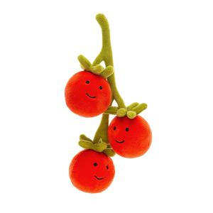 Jellycat - VV6T - Peluche Vivacious Vegetable Tomato - l : 21 cm x H: 8 cm (452428)