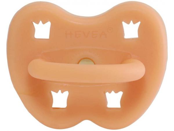 Hevea sucette 0-3 m caoutchouc naturel cantaloupe/orthodontique/couronne