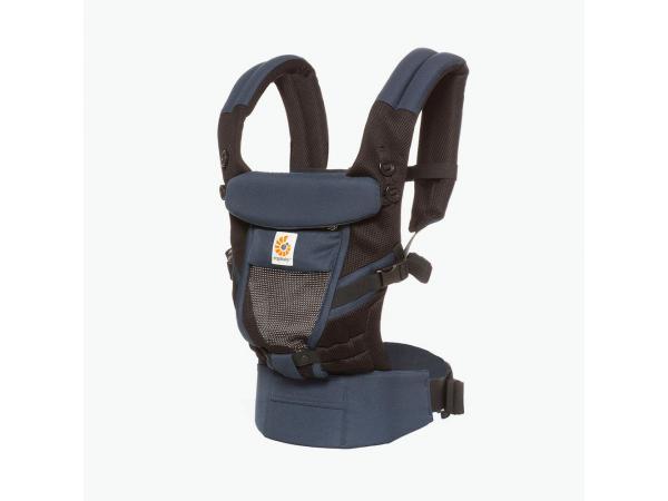 Porte-bébé adapt cool air mesh bleu noir